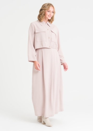 Kısa Ceketli Etekli Takım