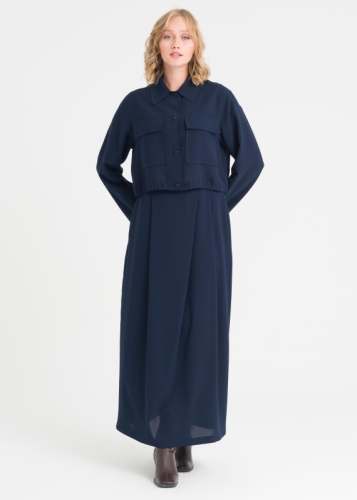 Kısa Ceketli Etekli Takım