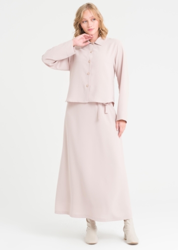 Kısa Bluzlu Etekli Takım