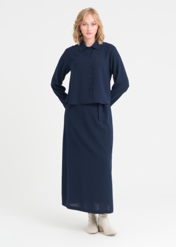 Kısa Bluzlu Etekli Takım