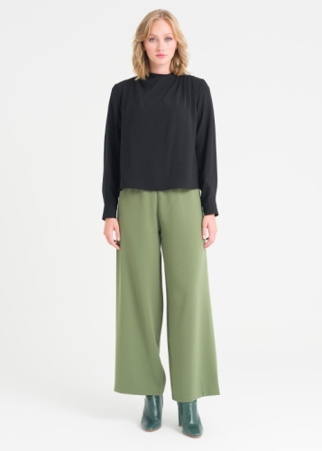 بنطال مريح مغلق بسحاب