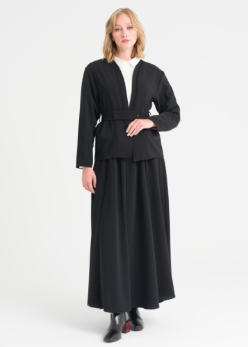 Püskül Detaylı Etekli Takım