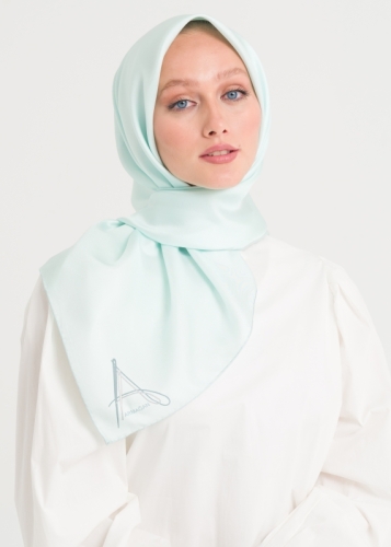 5040 Twill İpek Eşarp V55