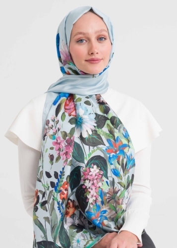 7186 Twill İpek Şal  V2