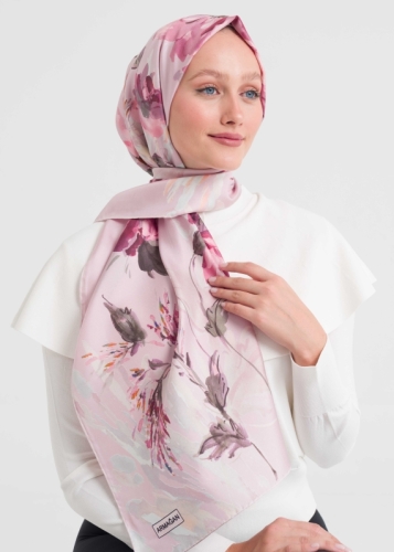 7243 Twill İpek Şal  V5