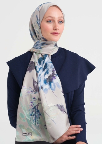 7243 Twill İpek Şal  V10