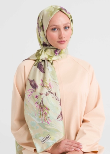 7243 Twill İpek Şal  V1