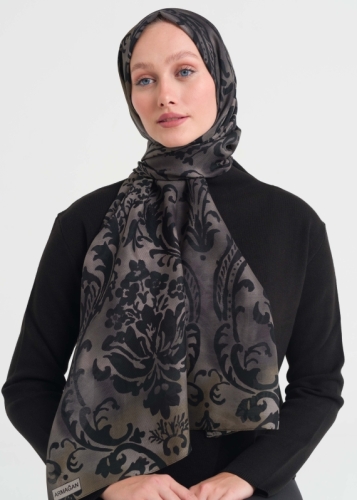 7928 Yün İpek Şal  V6