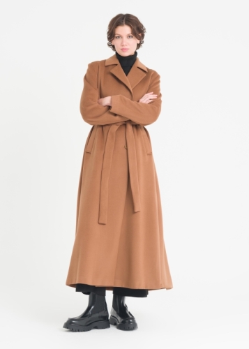 معطف مزدوج الصدر