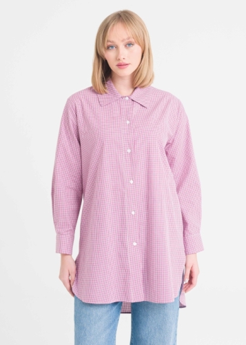 تونيك بياقة قميص وأزرار