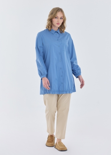 تونيك بحافة سفلية مكسّرة