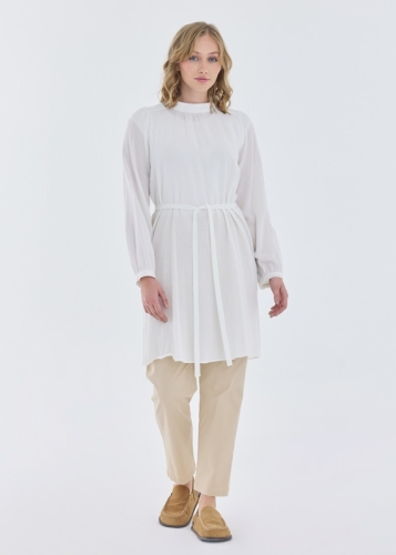 Karpuz Kol Kemerli Tunik