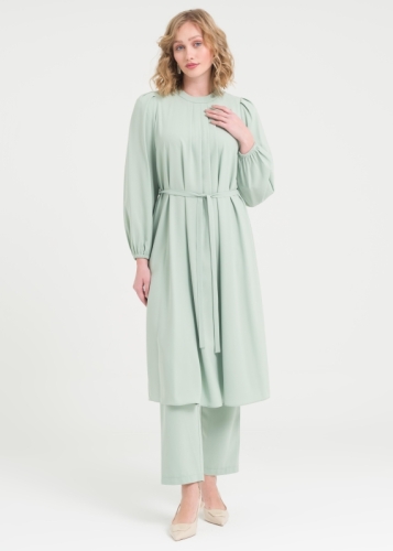 تونيك بتفصيل طيات أمامية