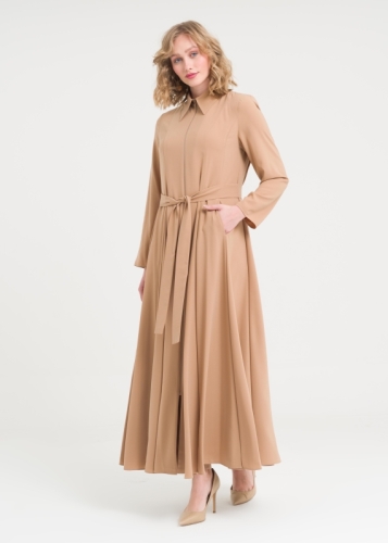 Fermuarlı Erkek Yaka Pardesü