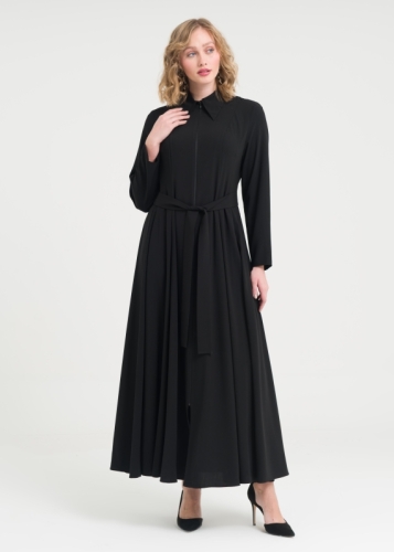 Fermuarlı Erkek Yaka Pardesü