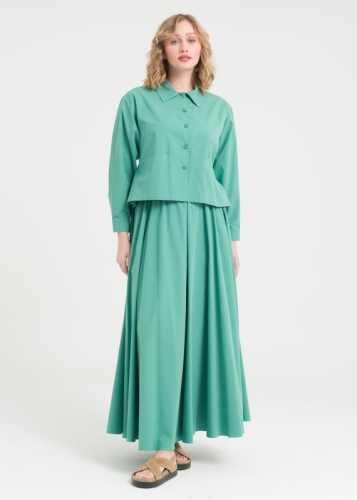 Cep Detaylı Etekli Takım