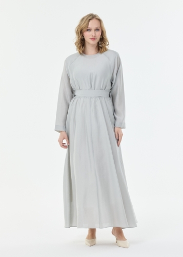 فستان كلوش بأكمام رَجْلان