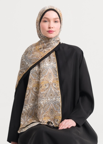 10166 Yün İpek Şal V9