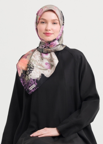 وشاح حريري موديل 11343 V12