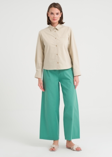 بنطال مريح بسحاب للإغلاق