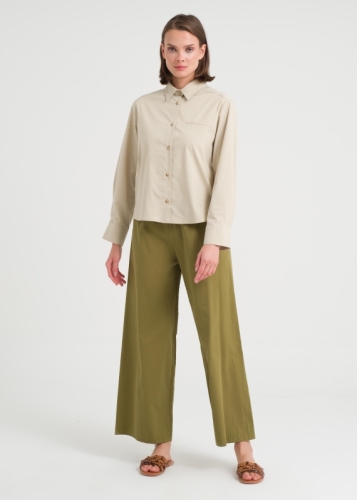 Comfortable Pants with Zipper Closure