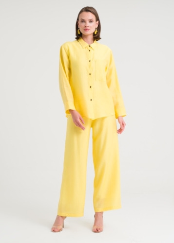 بنطال مريح بسحاب للإغلاق