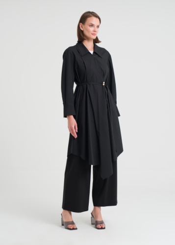 İnci Detaylı Asimetrik Kap