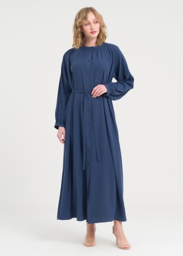 Reglan Kol Yaka Detaylı Pardesü