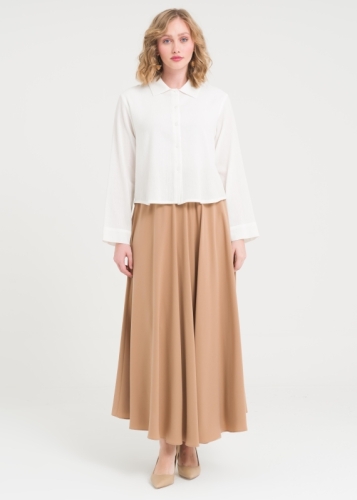 Korsajlı Kloş Etek