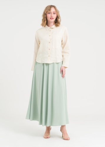 Korsajlı Kloş Etek