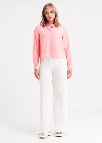 بنطال مريح بخصر مطاطي