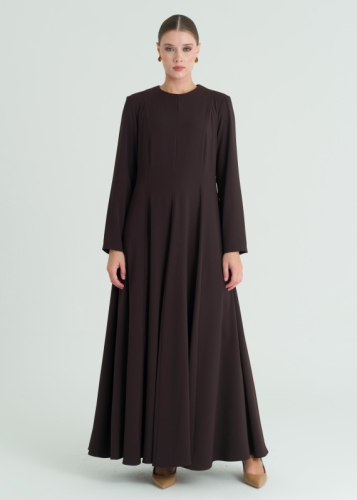 Parçalı Kloş Elbise