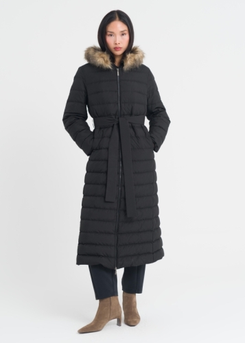 Fermuar Kapama Kaz Tüylü Şişme Mont