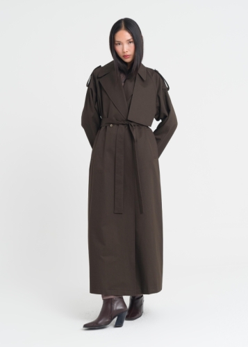 Kruvaze Kapama Apoletli Pardesü