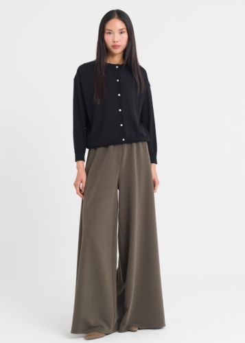 بنطال مريح بخصر مطاطي