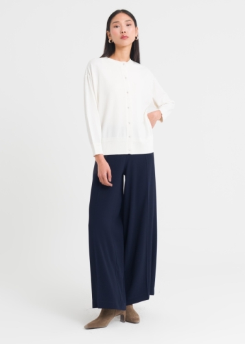 Comfort Fit Pants with Crease Line