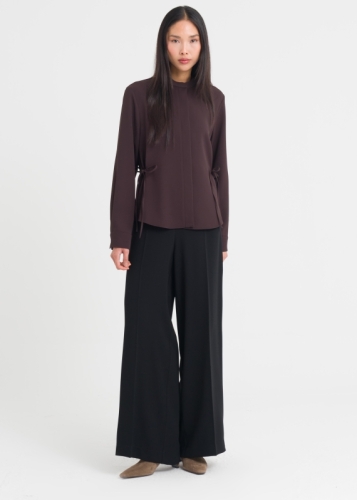 Comfort Fit Pants with Crease Line