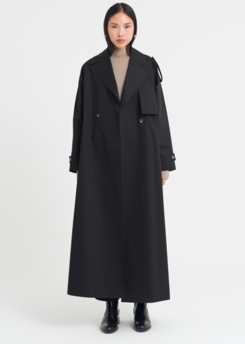 Kruvaze Kapama Apoletli Pardesü