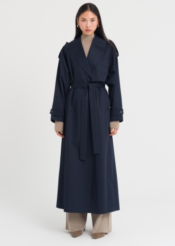 Kruvaze Kapama Apoletli Pardesü