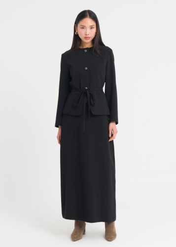 Süs Düğmeli Etekli Takım