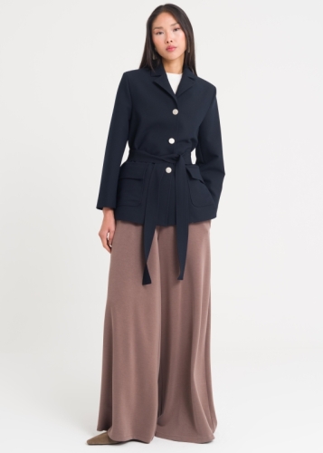 Düğme Detaylı Kısa Kap