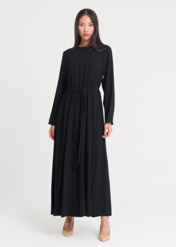 Beli Büzgülü Elbise