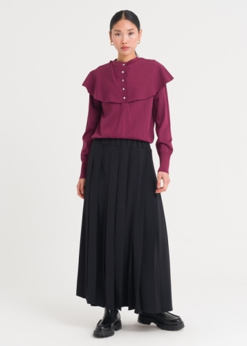 Beli Lastikli Piliseli Etek