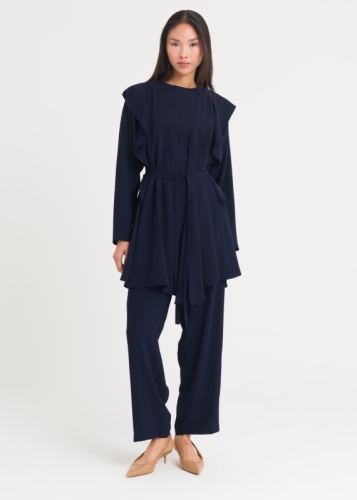 Volanlı Pantalonlu Takım