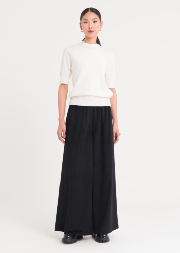 Bol Paça Kadife Pantolon