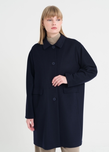 Yarasa Kol Cep Detaylı Kaban