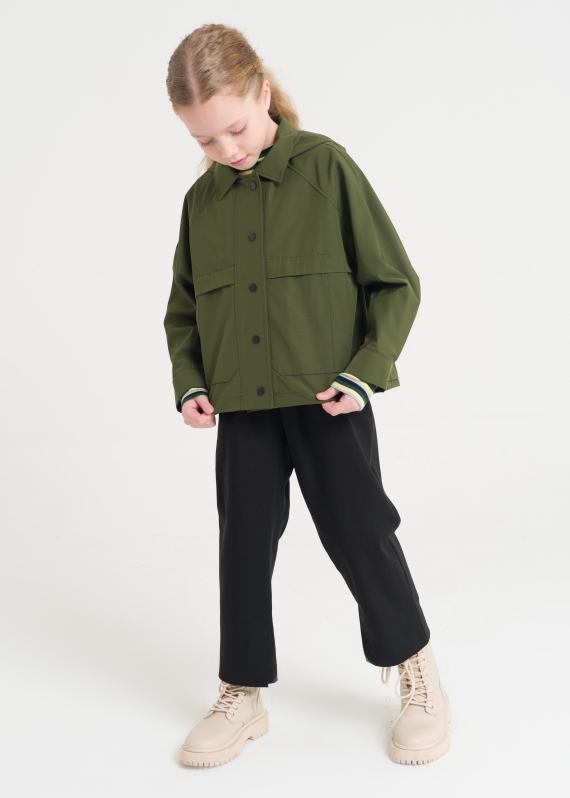 Khaki trench coat for kids